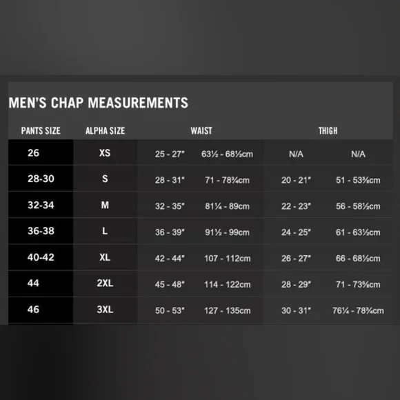 Harley-Davidson Black Leather Stock Riding Chaps - Picture 10 of 10